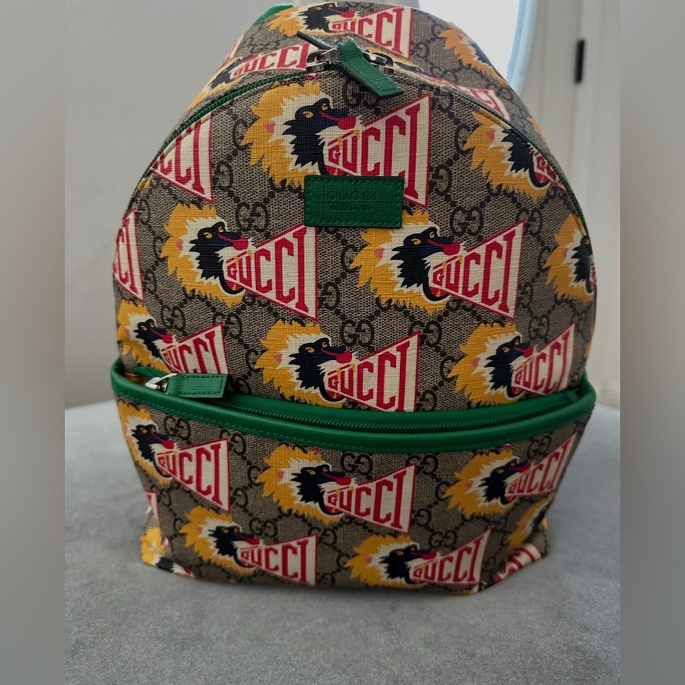 Gucci kids GG baboon backpack